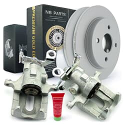 Disco di freno per ricambi NB + Callipers Brake Premium Gold Edition