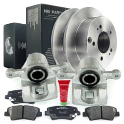 NB PARTS Dischi freno + pastiglie freno + pinze freno posteriori