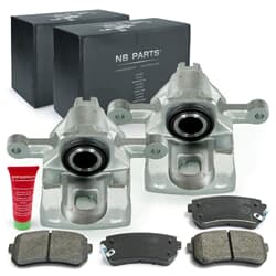 NB PARTS Bremssättel + Bremsbeläge hinten rechts