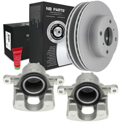 NB PARTS Bremsscheiben + Bremssättel vorne