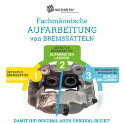 Aufarbeitung Bremssattel Vorderachse