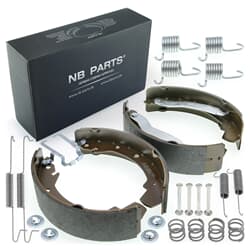 NB PARTS Bremsbacken + Zubehörsatz radseitig