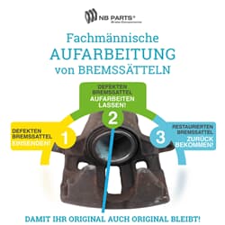 Aufarbeitung Bremssattel Vorderachse