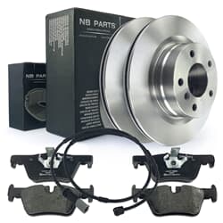 NB PARTS Dischi freno + pastiglie freno + contatto di segnalazione posteriore