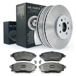 NB PARTS Dischi freno + pastiglie freno anteriori