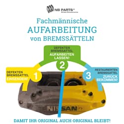 Aufarbeitung Bremssattel vorne
