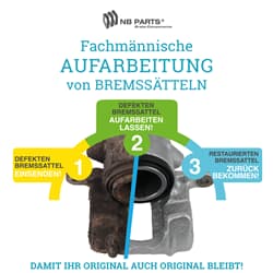 Aufarbeitung Bremssattel vorne