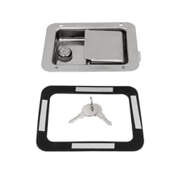 NB PARTS Griffplattenschloss 108x140x42,5mm für Stauboxen Unterbauboxen Deichselboxen