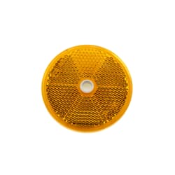 ASPÖCK Reflector 60mm screwable yellow with hole 15-5412-007
