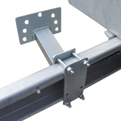 NB PARTS Ersatzradhalter 4-/5-Loch passend mit Montageplatte