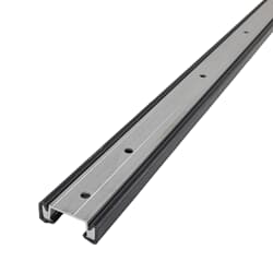 NB PARTS Szyna do mocowania pretów 3000x60x20mm gumowa ochrona czarna