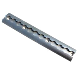 NB PARTS Zurrschiene halbrund 3000mm eloxiert für Wand und Bodenmontage