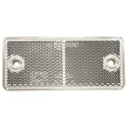 ASPÖCK Reflektor 90x40mm Weiß schraubbar