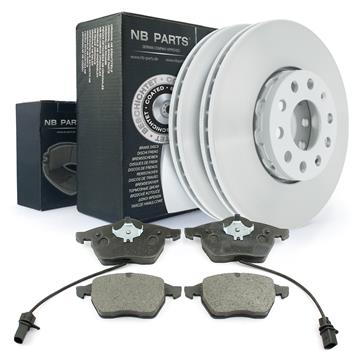 Bremsen-set Vorne Bremsscheiben + Bremsbeläge Ø288 Belüftet Bremsklötze VA Kit