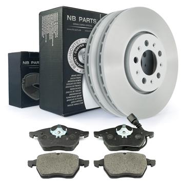 Bremsen-set Vorne Bremsscheiben + Bremsbeläge Ø288 Belüftet Bremsklötze VA Kit