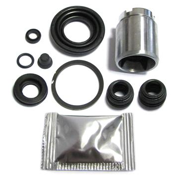 Bremssattel Reparatursatz + Kolben HINTEN 34 mm Rep-Satz Dichtsatz HA