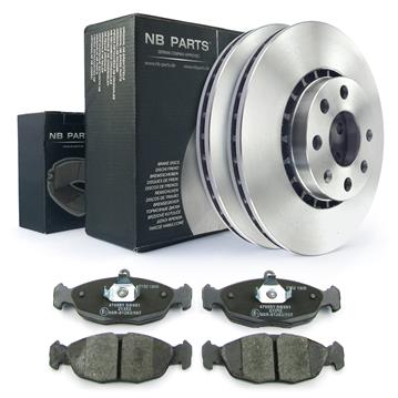 BREMSSCHEIBEN &#216;256 + BREMSBEL&#196;GE VORNE