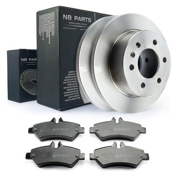 BREMSEN SET HINTEN BREMSSCHEIBEN 298 VOLL