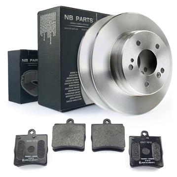 Bremscheiben con pastillas de freno para mercedes w202 c180 delantero eje delantero