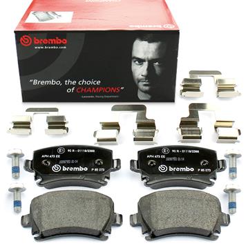 BREMBO BREMSBELÄGE BREMSKLÖTZE HINTEN