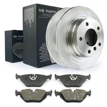 2x Bremsscheibe Voll Ø280 HINTEN 2x Bremsscheibe Voll Ø280 HINTEN