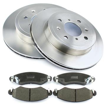 Plaquettes frein avant disques de frein 253 mm ventilé Fits Vauxhall AGILA 1.2 16 V Twinport