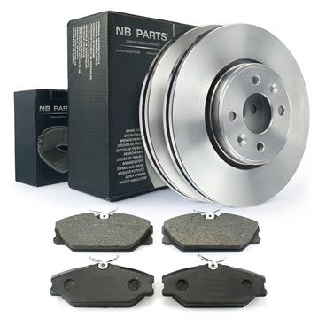 BREMSSCHEIBEN Ø280 BELÜFTET Vorne + BREMSBELÄGE