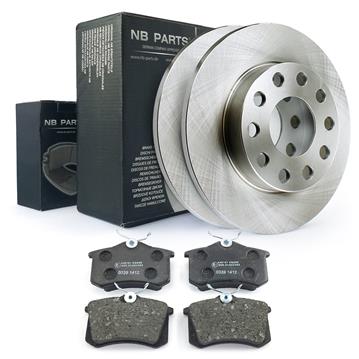 BREMSSCHEIBEN + BREMSBELÄGE HINTEN