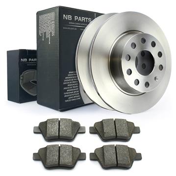 BREMSSCHEIBEN + BREMSBELÄGE HINTEN