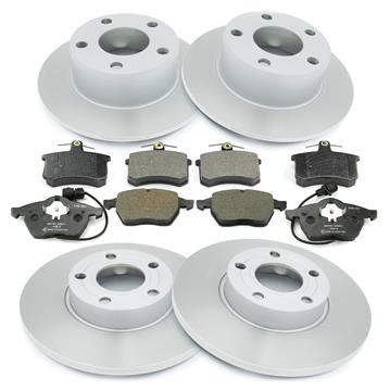 4x Bremsscheiben + Bremsbeläge Vorne + Hinten Für Audi 100 A6 4A C4 Bremsen