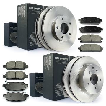 BREMSSCHEIBEN + BREMSBELÄGE VORNE + HINTEN