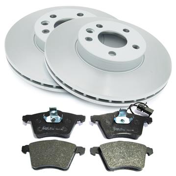 BELÄGE VORNE VW SHARAN FORD GALAXY SEAT ALHAMBRA AB 2001 2 BREMSSCHEIBEN 300mm