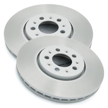 Delantero Perforado Ranurado 288 mm Discos de Freno para SKODA ROOMSTER RAPID VW BORA TOLEDO