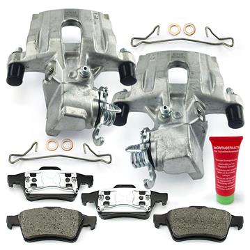 2x BREMSSATTEL nissan trasera izquierda derecha primera p12 Traveller wp12 eje trasero