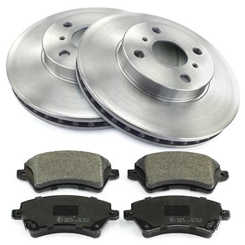 Bremsscheiben mit Bremsbeläge Toyota Corolla E12 ab Bj 2002 vorne Vorderachse