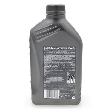 1 Litre Original Shell Advance 4T Ultra 15W50 Engine Oil