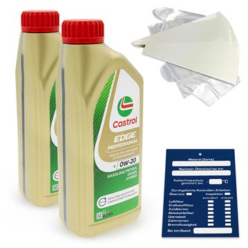Castrol Edge 5W-30 C3 Motoröl – 10 Liter (2x5L) Inkl. Ölwechselanhänger & Einfülltrichter