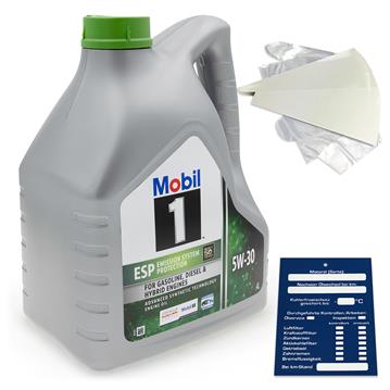 4 Litre Mobil 1 Esp 5W30 Engine MB 229.31 229.51 229.52 Porsche