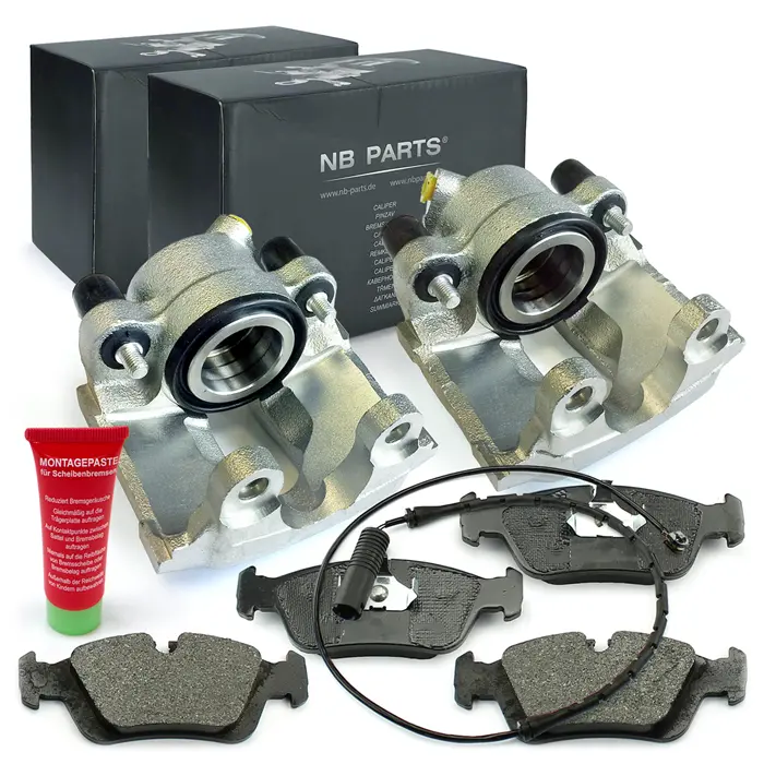 2x Front Brake Calipers For 1999-2004 Ford F-250 F-350 Super Duty
