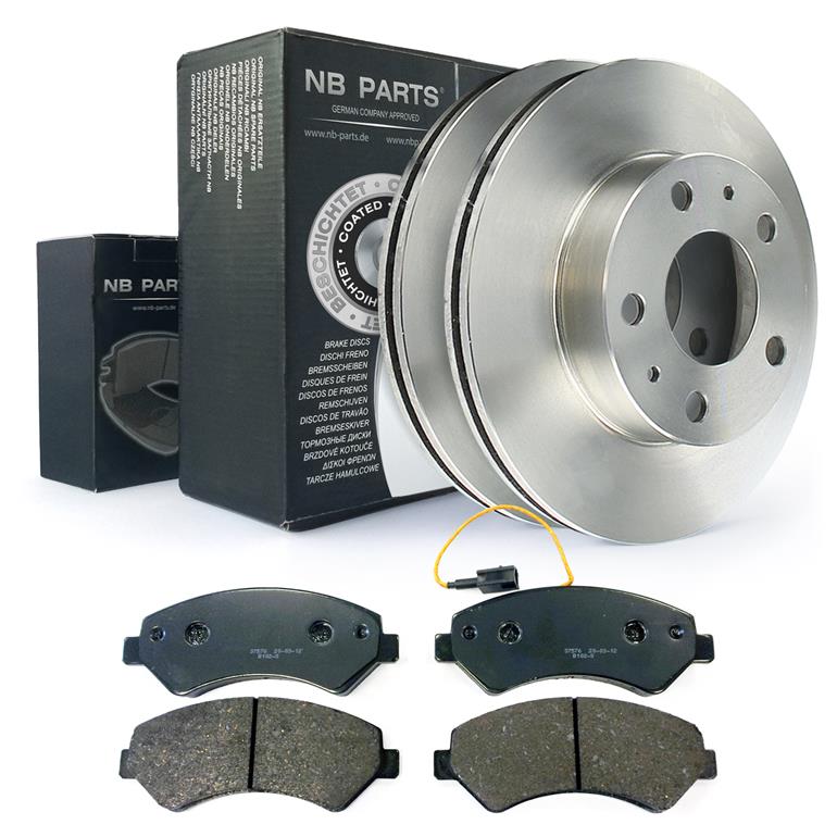 Produktbild von Bremsen/Bremsen-set Vorne Bremsscheiben + Bremsbeläge 280 Voll