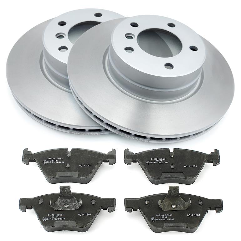 NB PARTS Bremsscheiben + Beläge Vorne - Für VW Golf, Audi A3, Seat