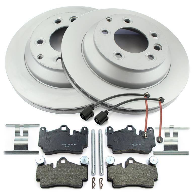 NB PARTS Bremsensatz Hinten - Bremsscheiben + Beläge Für Deutsche Qualität