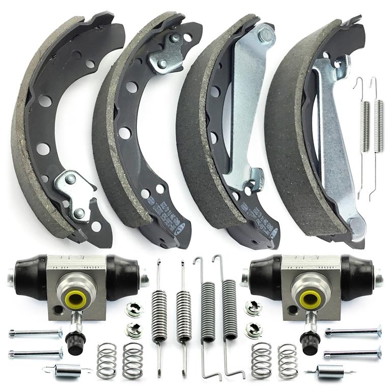 BREMSBACKEN TROMMELBREMSE+FEDERN+RADBREMSZYLINDER HINTEN FÜR FIAT