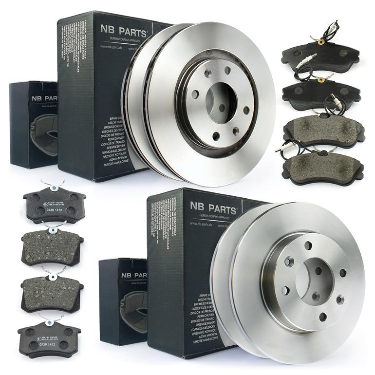 Bremsscheiben + Bremsbeläge vorne + hinten