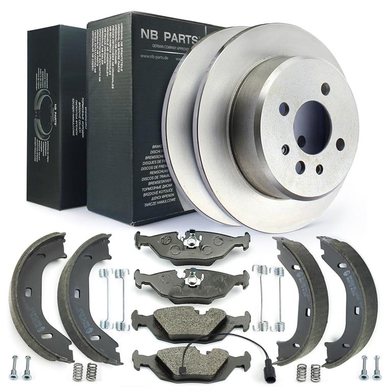 BandelOne Bremsen Komplettset Für Mercedes C-Klasse W204/S204